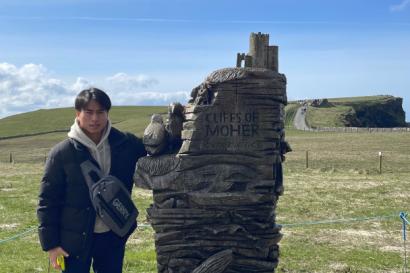 アイルランドのCliffs of Moherで撮影