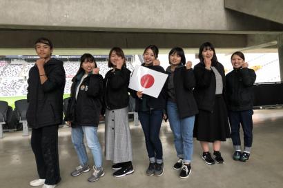 オタゴ大学のアジアンフードフェスティバルにて