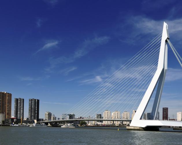 Erasmus Bridge in Rotterdam