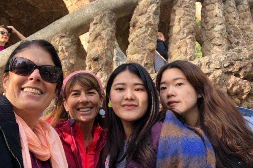 レオン留学中に出会った友人たちと