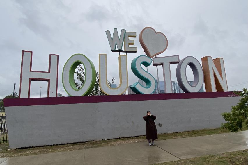 WE♡HOUSTONのモニュメント
