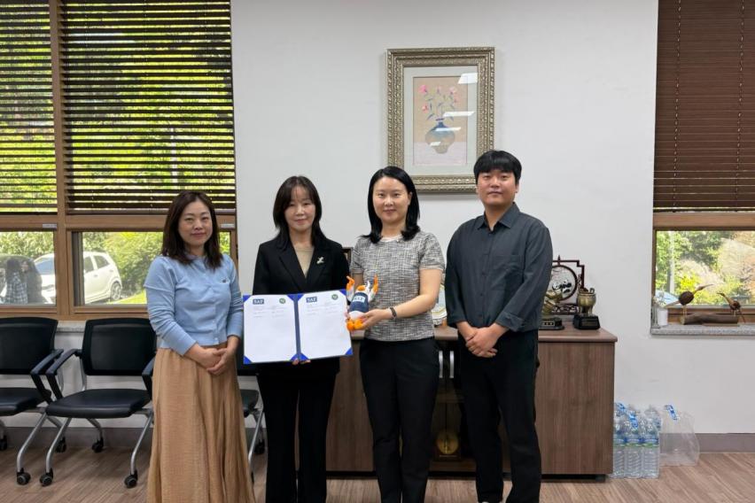 SAF韩国与韩国湖南大学谅解备忘录签署仪式