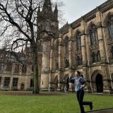 グラスゴー大学にて