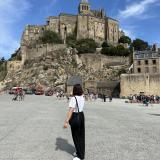 モンサンミッシェルを訪ねた時の写真。