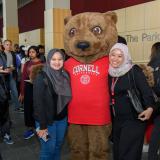 Cornell University - Students w Mascot