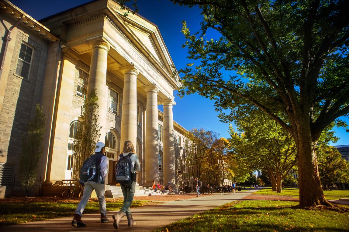 Cornell University - Students Walking