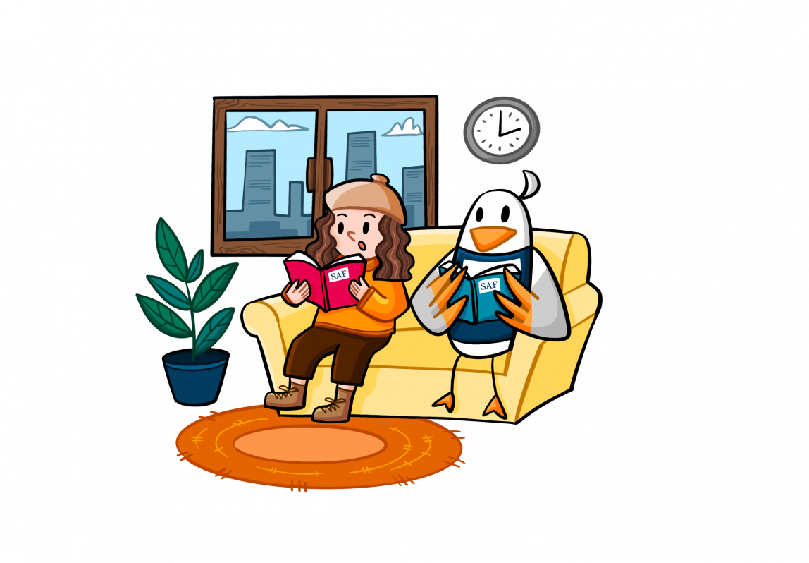 Saffy Housing Illustration - Roommate