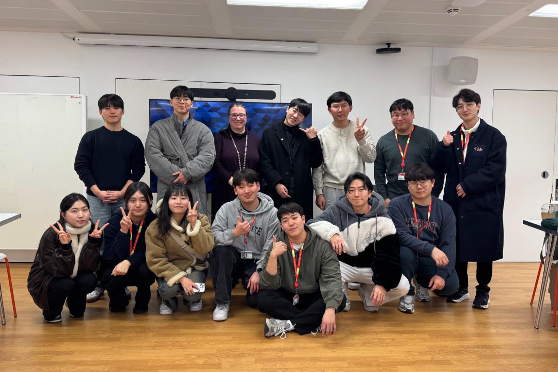 Jaehyun Jeon - King's College London AI Study Tour Group Photo