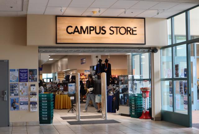 SAF program specialists show students around campus hotspots like the Campus Store