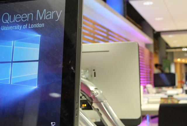Computers on campus at Queen Mary, University of London