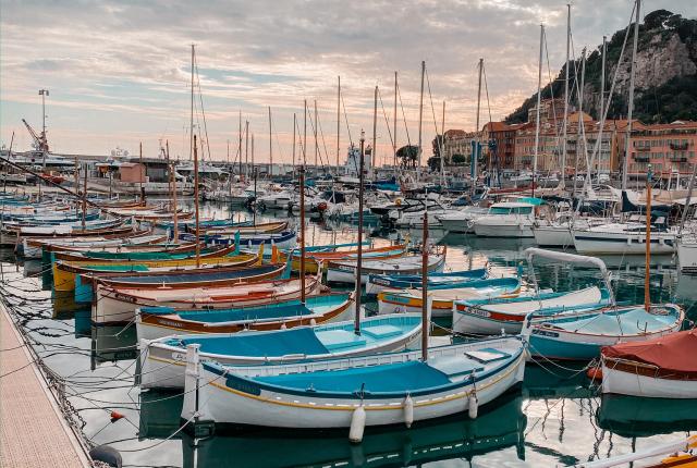 boats at Nice Port