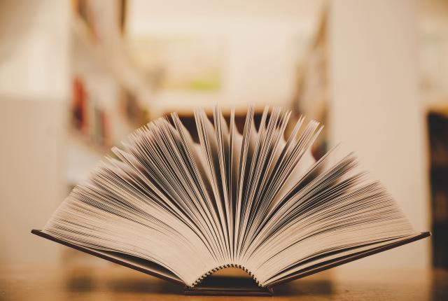 open books with pages