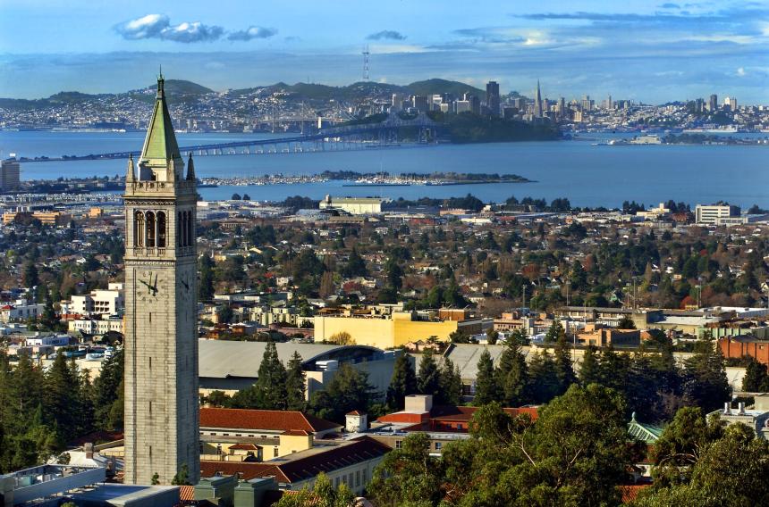 A view of San Francisco Bay from UC Berkeley, one of SAF's partner universities