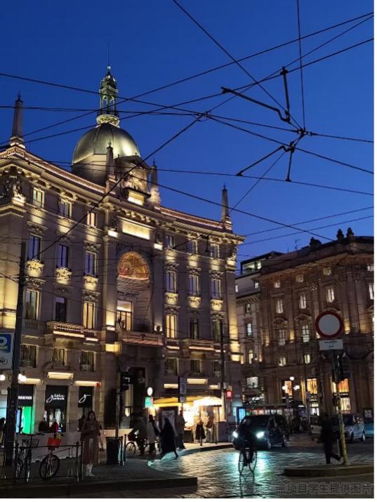 海外学习经历 米兰 夜晚的米兰