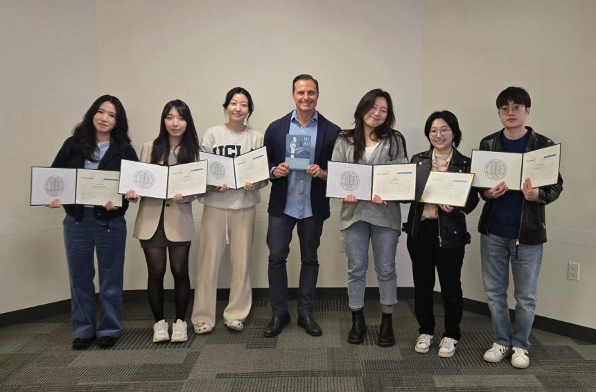 UCLA Study Tour Certificate Ceremony