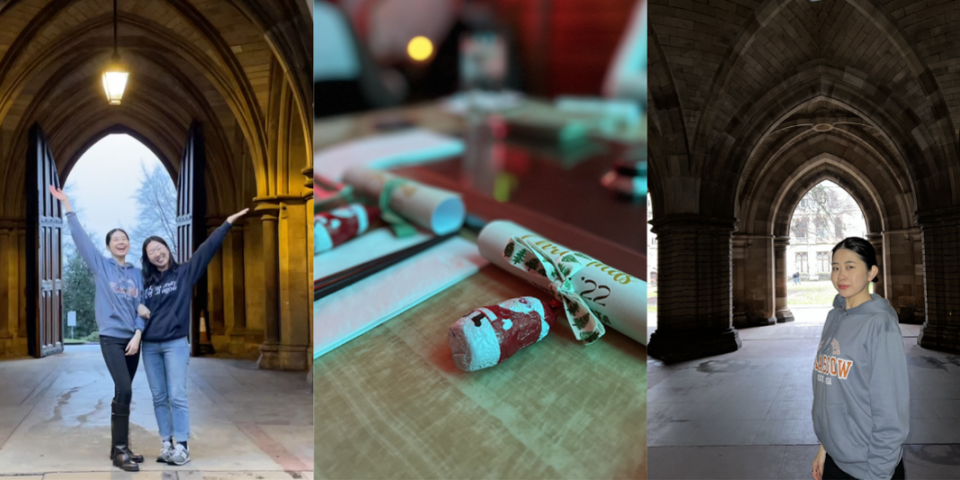 グラスゴー大学での写真