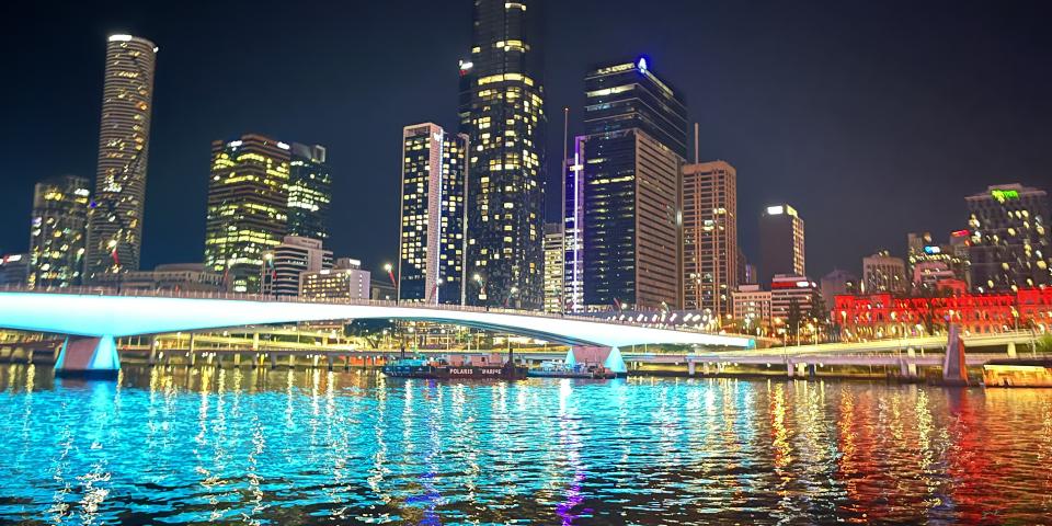 大学からバスで15分ほどの所にあるSouth Bankの夜景