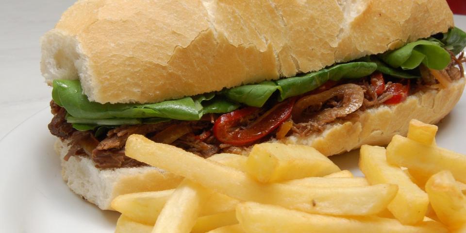 Lunch, fries, food