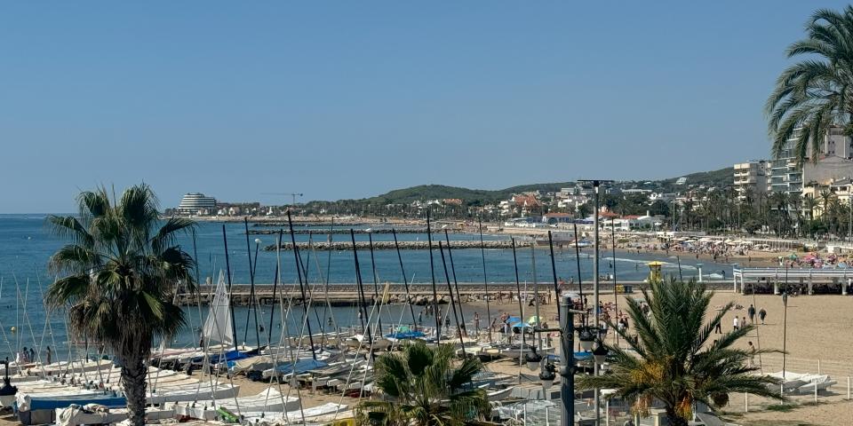 スペインの海辺