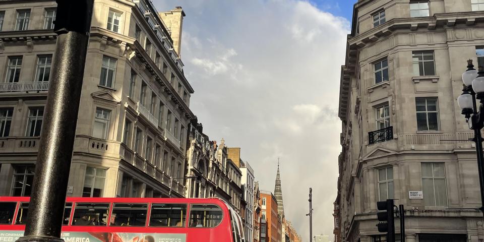 ロンドンの街並み